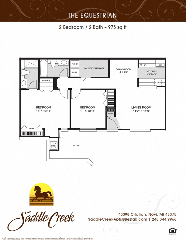 Equestrian floor plan